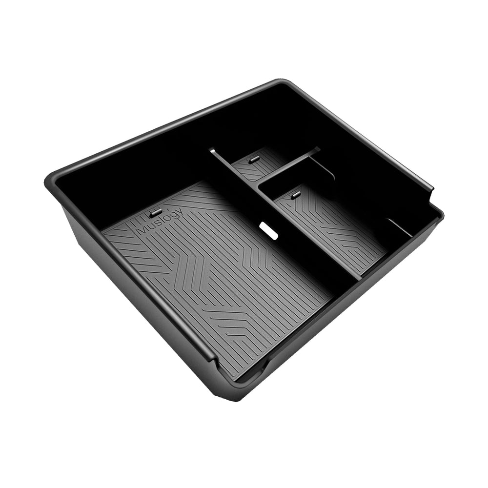 Muslogy hidden storage under center console adds discreet space