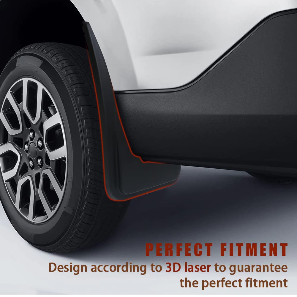 Muslogy Maverick mud flap front right shields rocker panels on roads