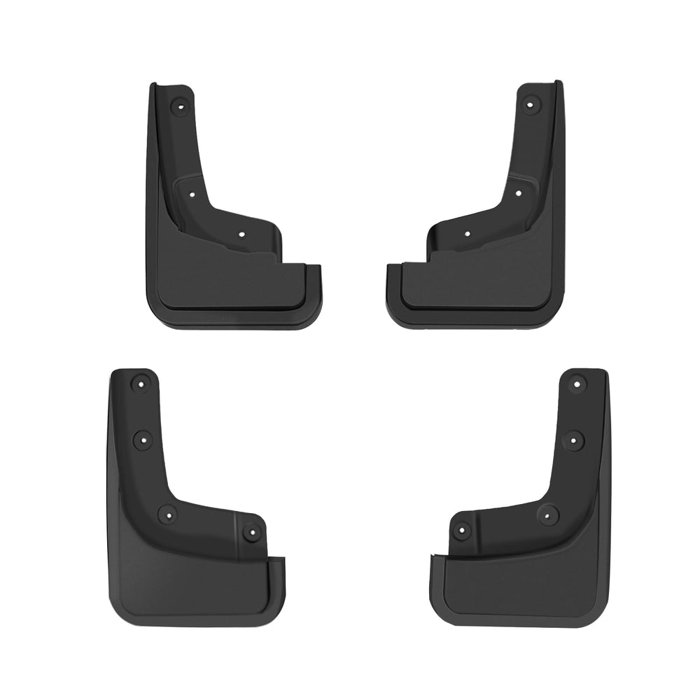 Muslogy mud flaps fitment chart confirming Ranger 2024-2026 compatibility