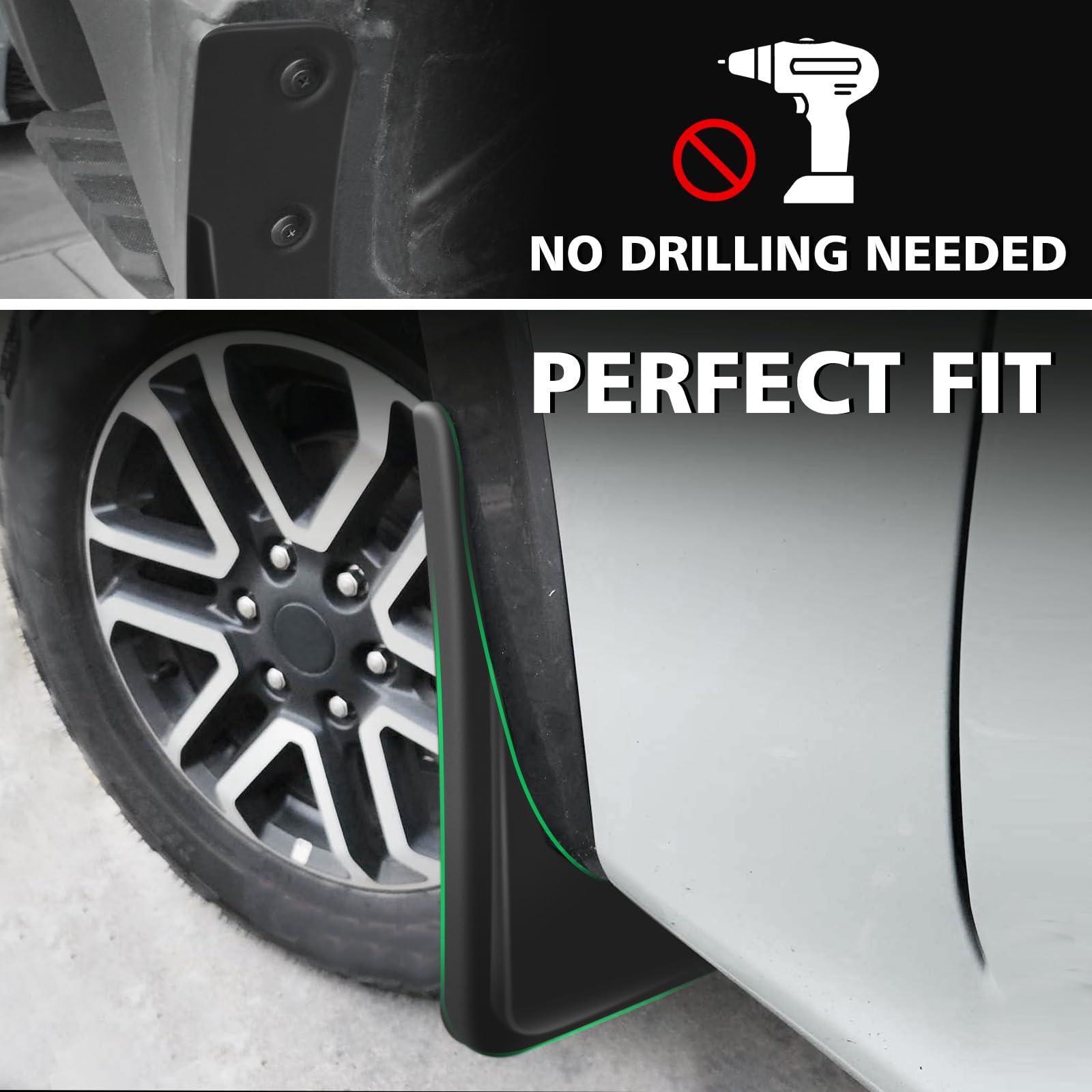 Muslogy mud flaps installation guide with included tools