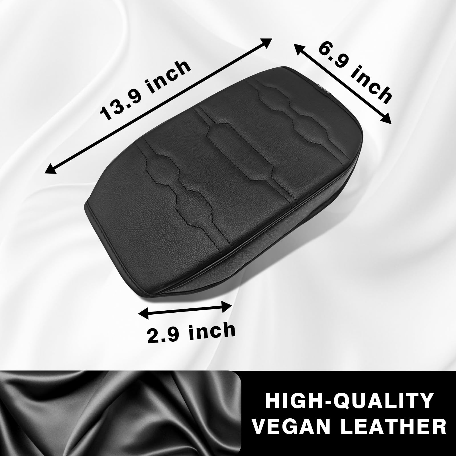 Muslogy center console cover complements Ranger interior on trips.