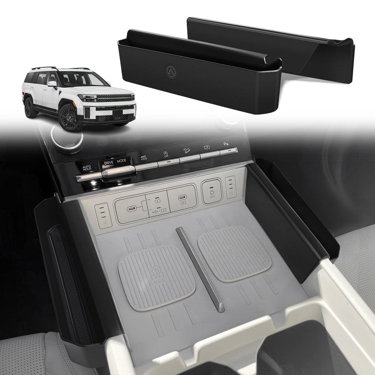Muslogy Santa Fe left pocket organizer keeps small items neatly stored.