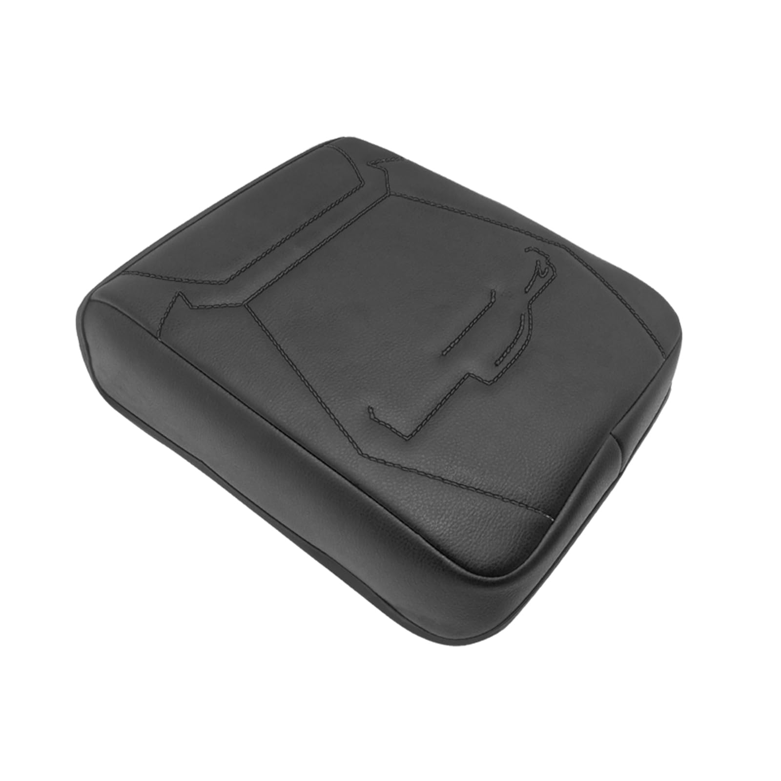 Muslogy interior protection for Toyota Tacoma with black stitch detail.
