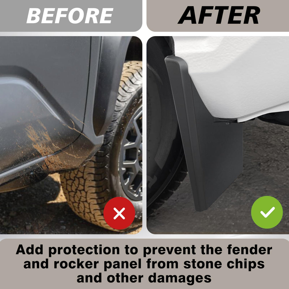 Muslogy Tacoma mud flap rear-left guards wheel arch from debris