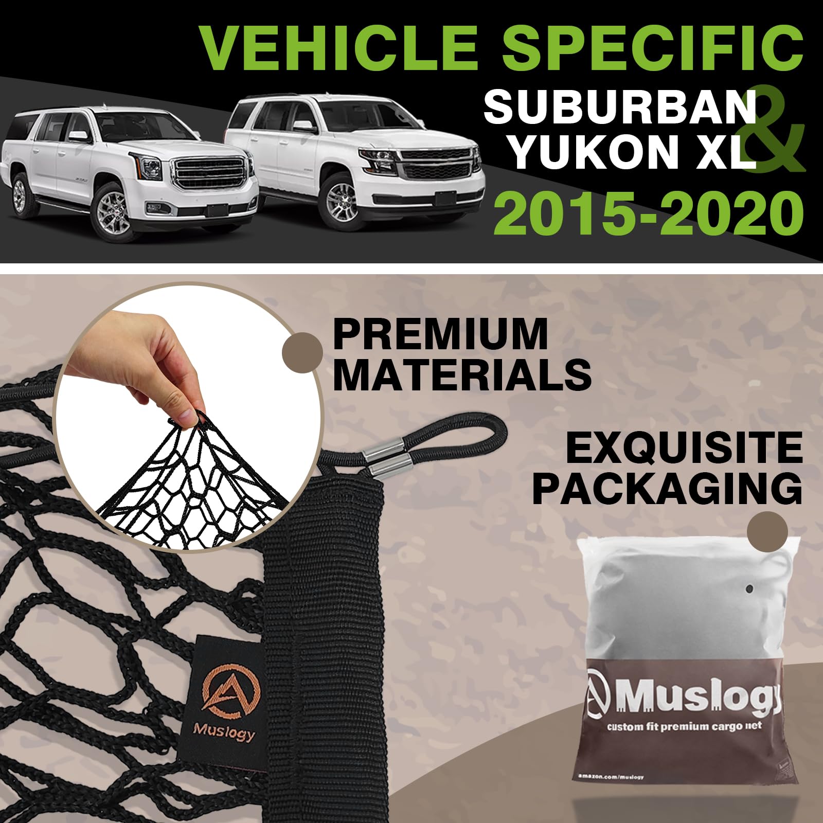 Muslogy trunk net stretch demonstrates flexible storage without shifting.