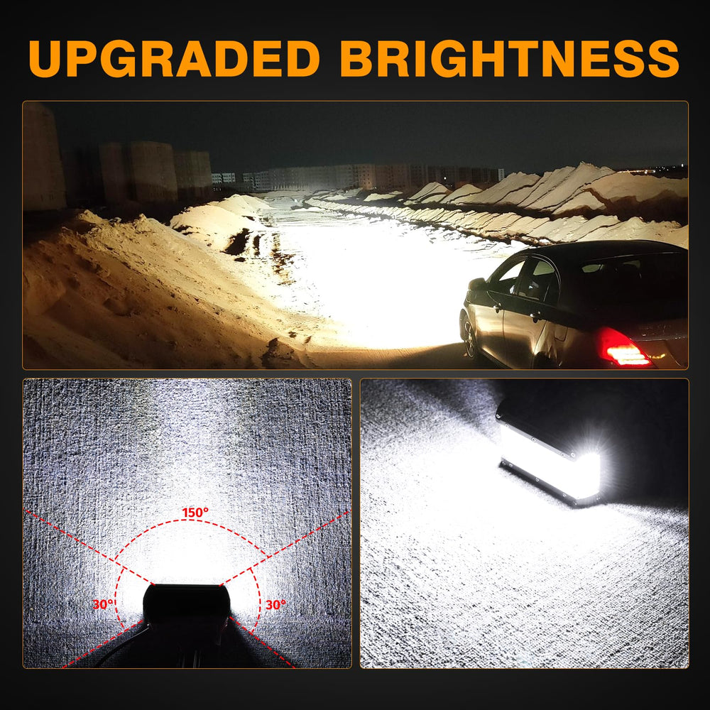 Muto-Beam 5-inch LED pod IP68 waterproof and dustproof for rugged use.