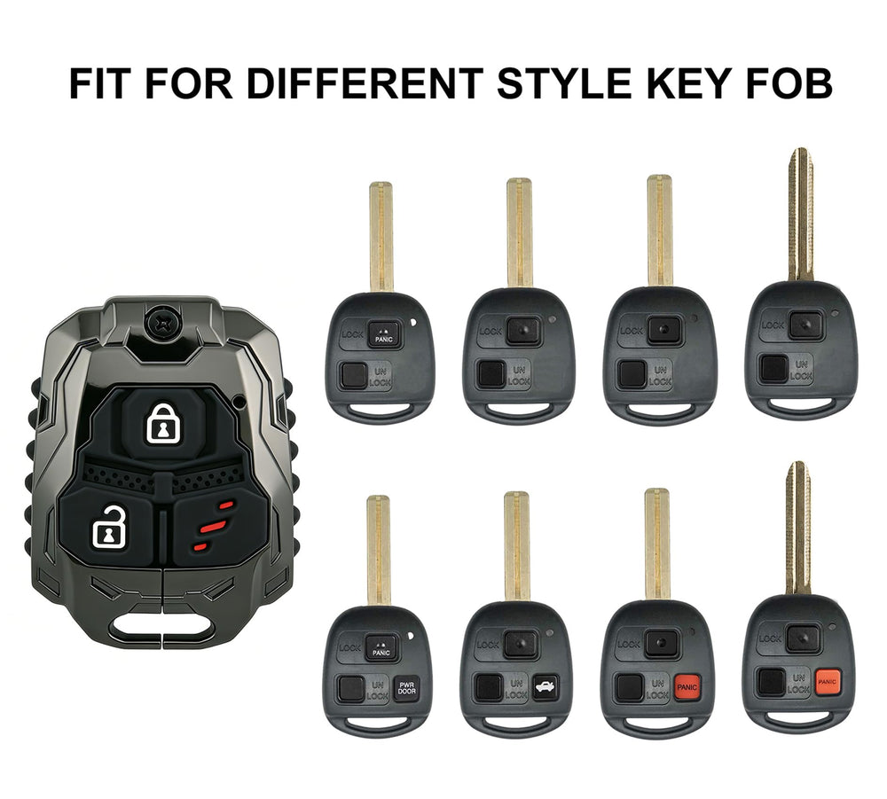 Muxkenper key fob shell side profile highlights slim, secure compatibility.