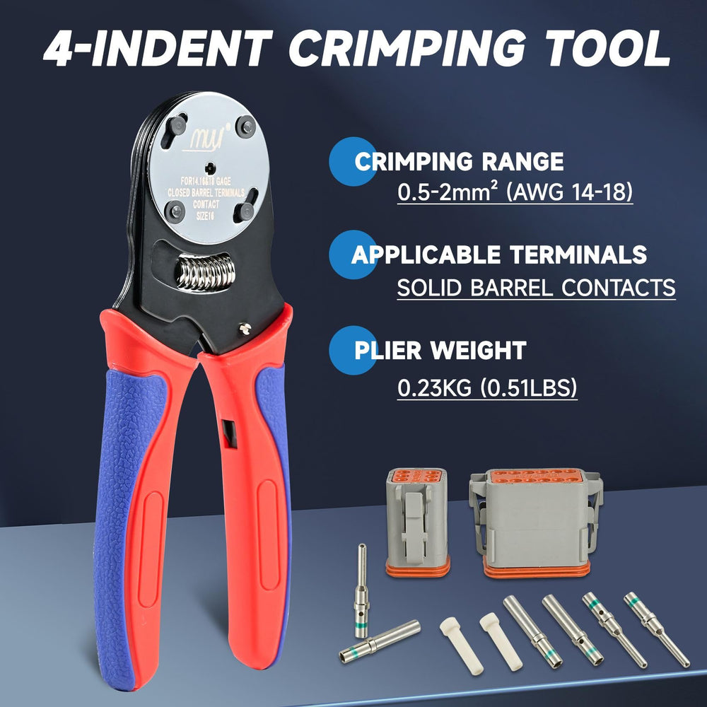 MUYI DT wedgelock removal tool in use for effortless contact extraction