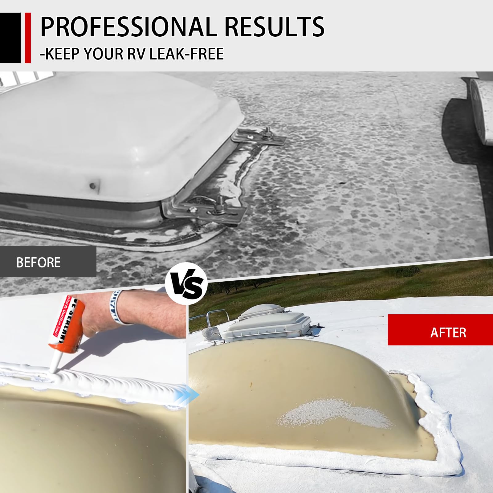 MuzeFansi RV sealant full cure in 24 hours for weather exposure