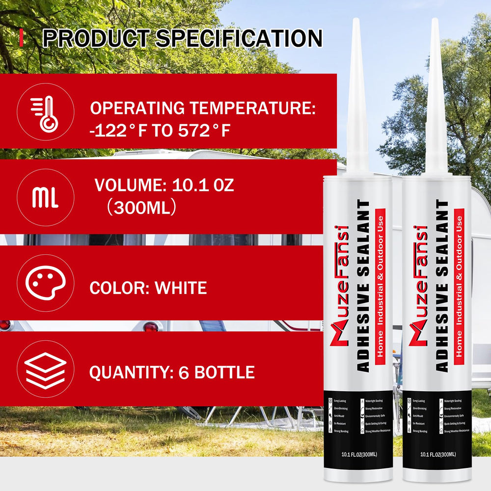 MuzeFansi RV sealant nozzle tube for precise seam application