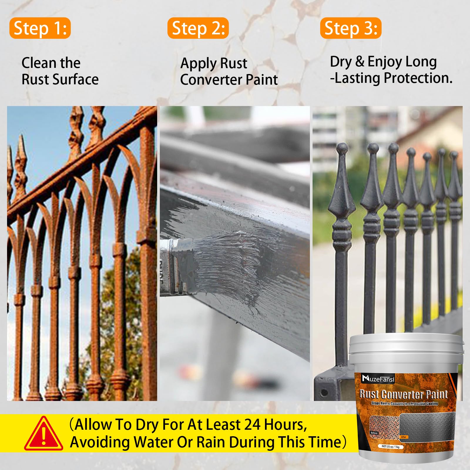 MuzeFansi low VOC formula reduces odor for indoor projects