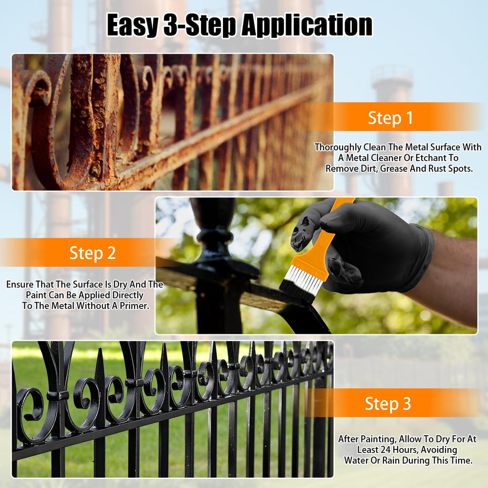 MuzeFansi UV-resistant finish protects outdoor metal surfaces