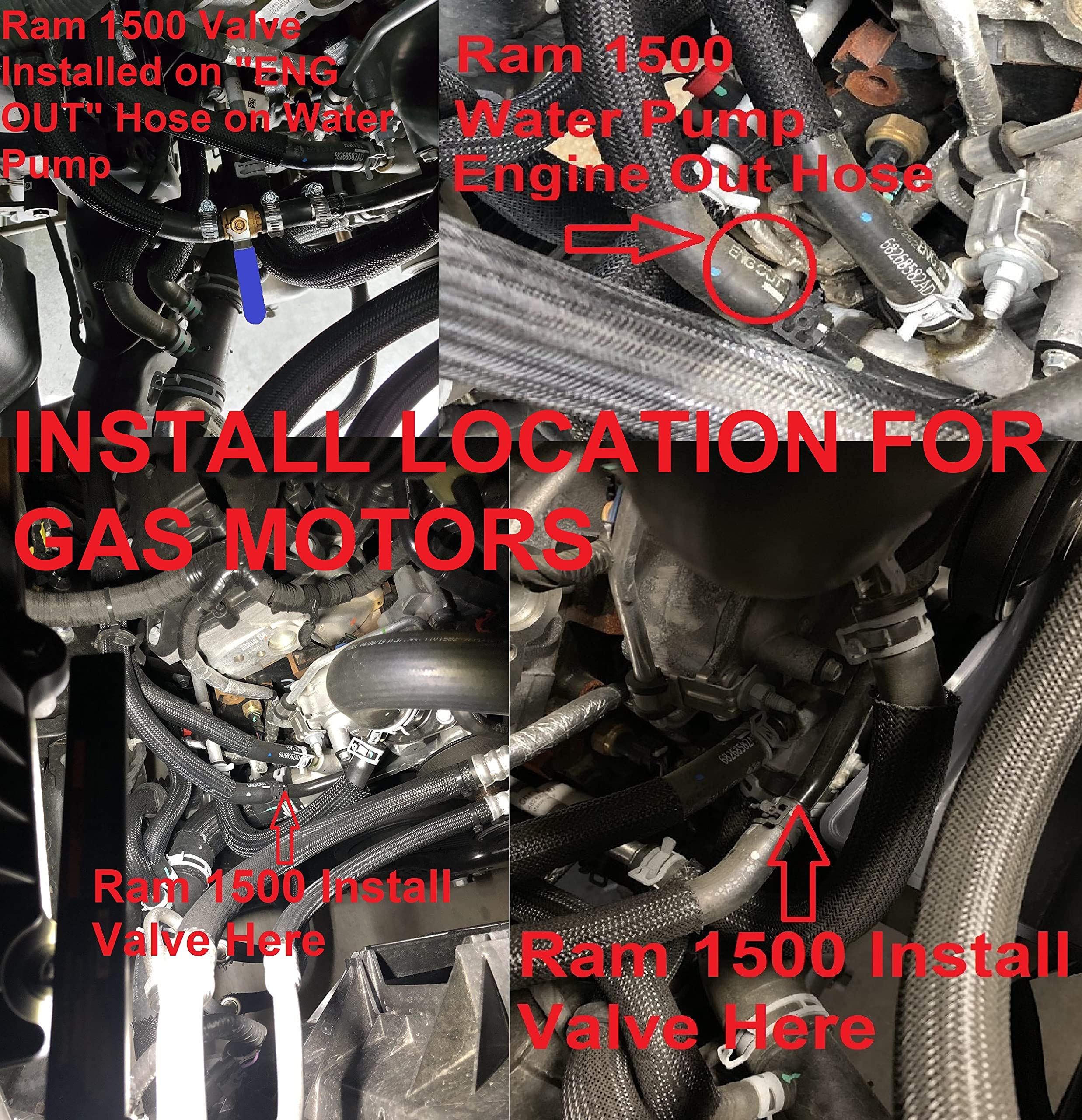 Dash area bypass modification with Muzzys kit for non-permanent cooling solution.