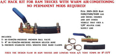 Diesel heater line valve installation with Muzzys kit for better air temp control.