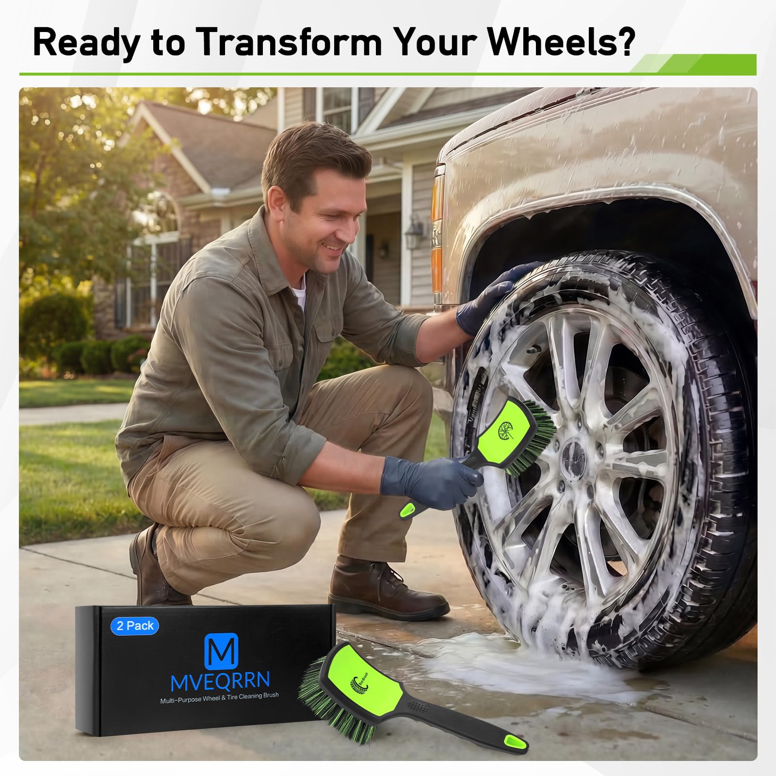 MVEQRRN carpet cleaning brush adds versatility beyond wheels