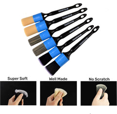 MVEQRRN multicolor detailing brushes for interior and exterior use