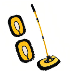 MVEQRRN upgrade car wash brush long-handle eases roof cleaning.