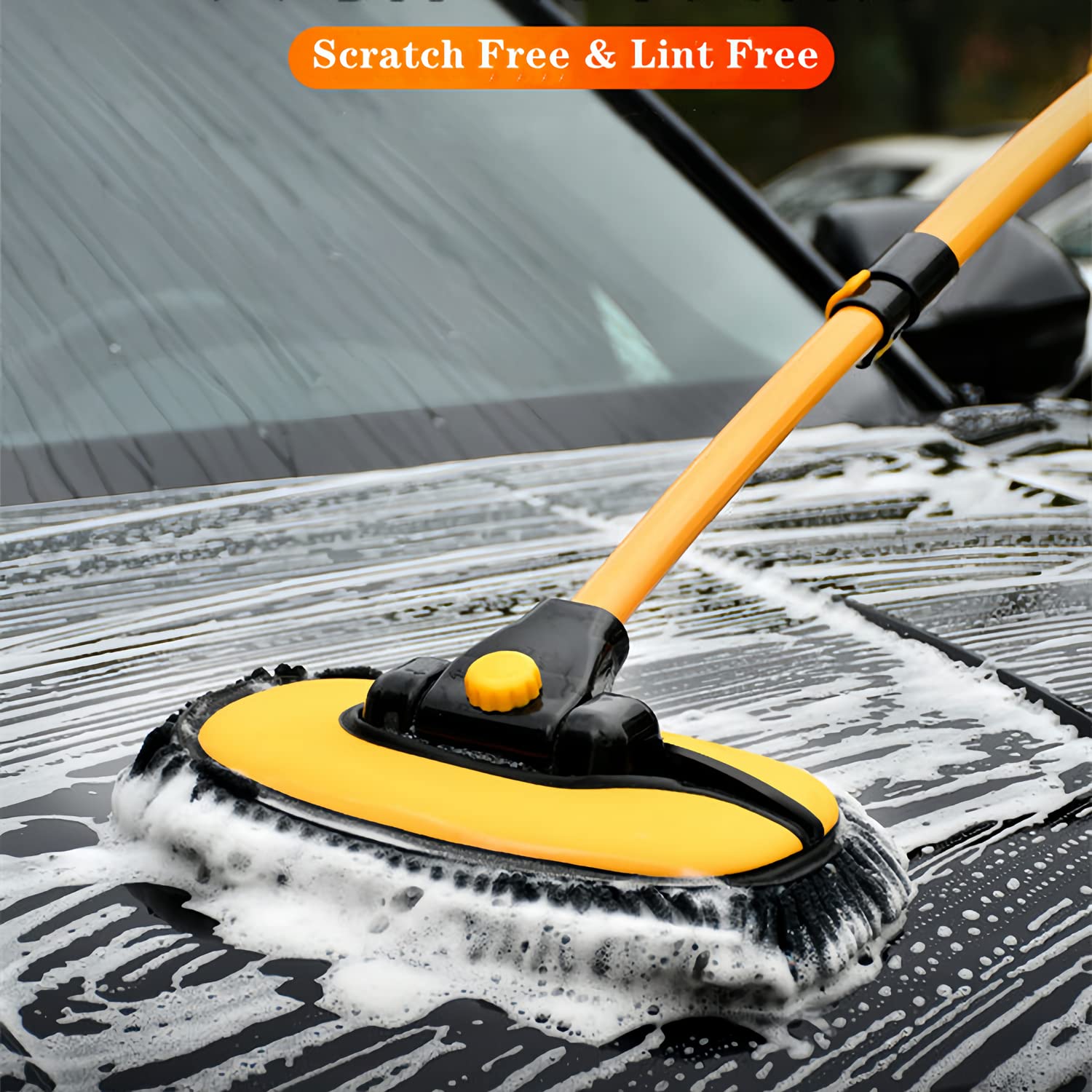 MVEQRRN car wash mitt aids gentle scrubbing without scratching