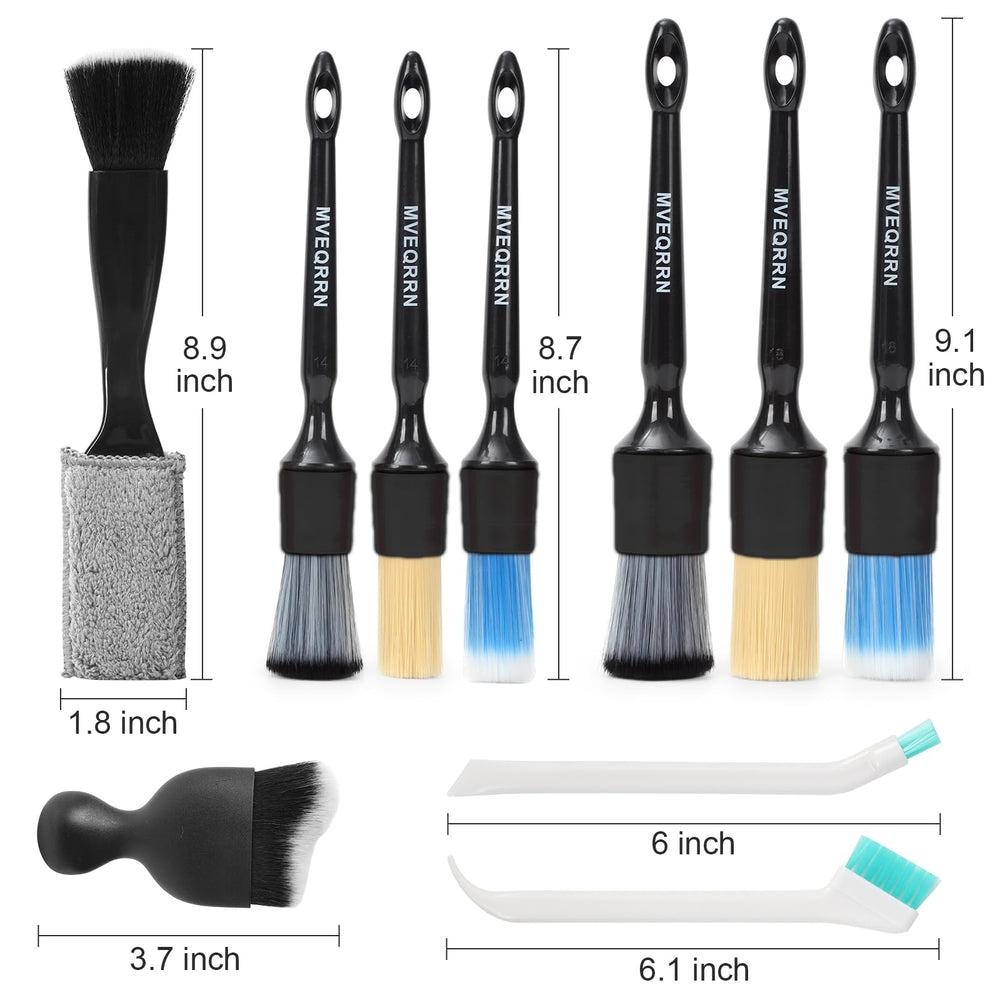 MVEQRRN yellow boars hair brush for exterior and wheel cleaning