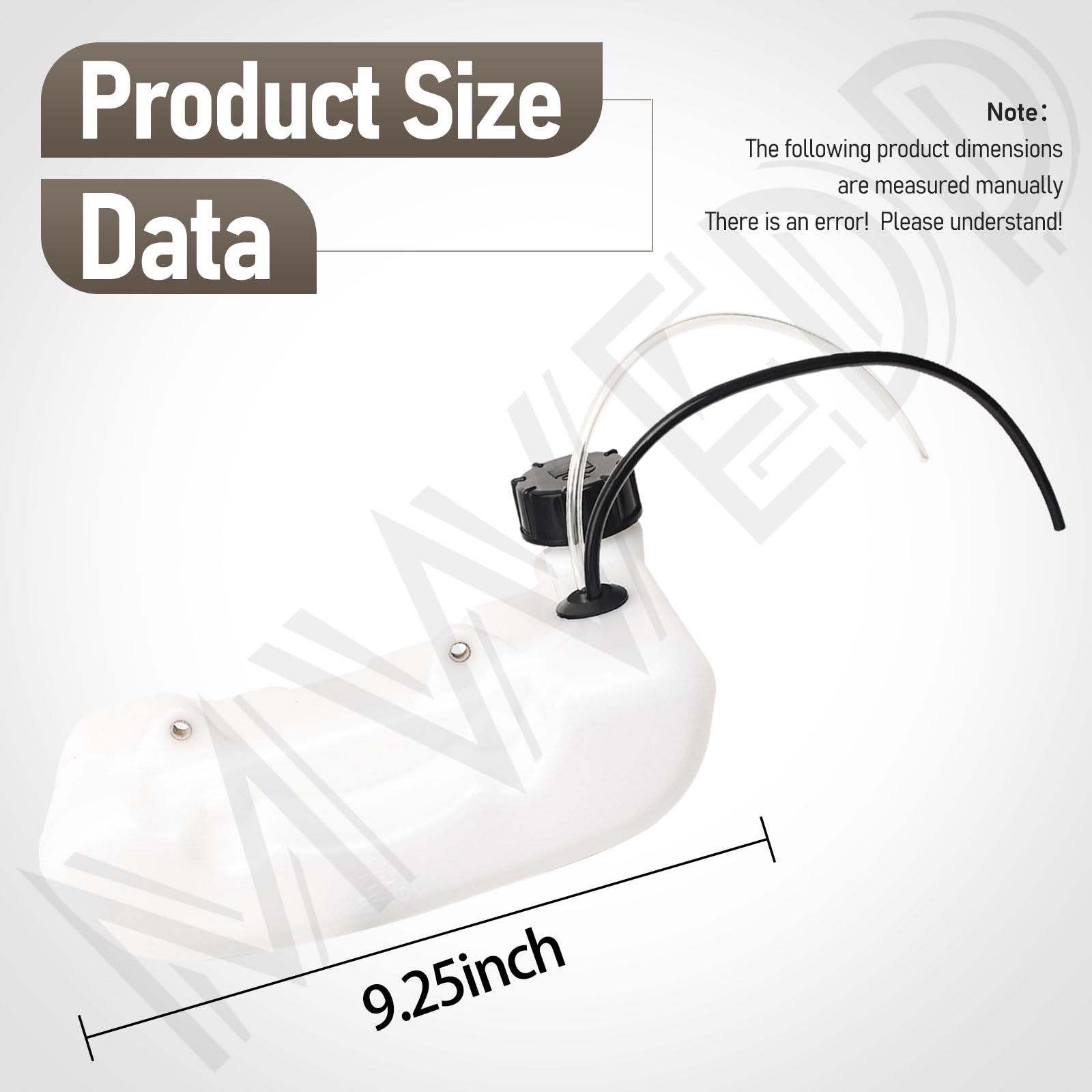 MWEDP gas cap for Earthquake E43 auger ensures a tight seal to prevent spills.