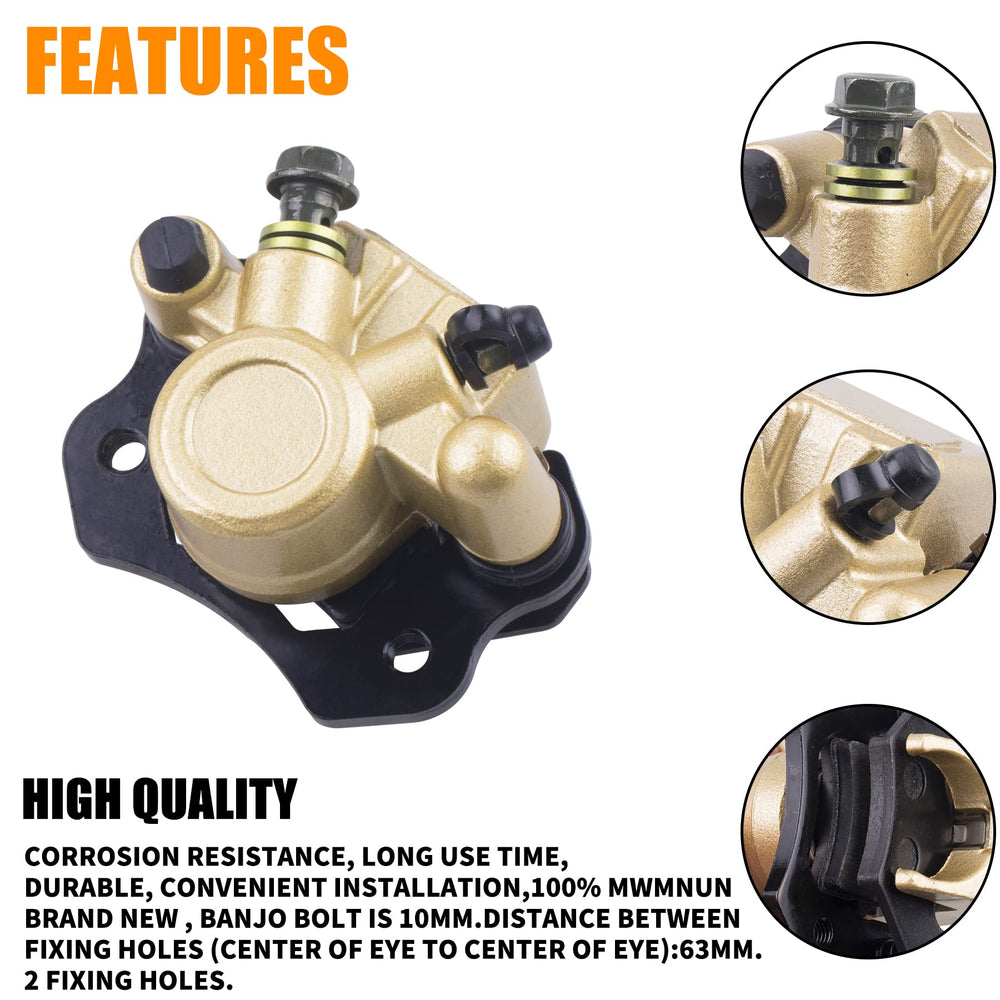 MWMNUN brake caliper mounting hole distance 63mm for secure, reliable installation.
