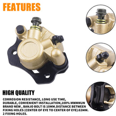 MWMNUN brake caliper mounting hole distance 63mm for secure, reliable installation.