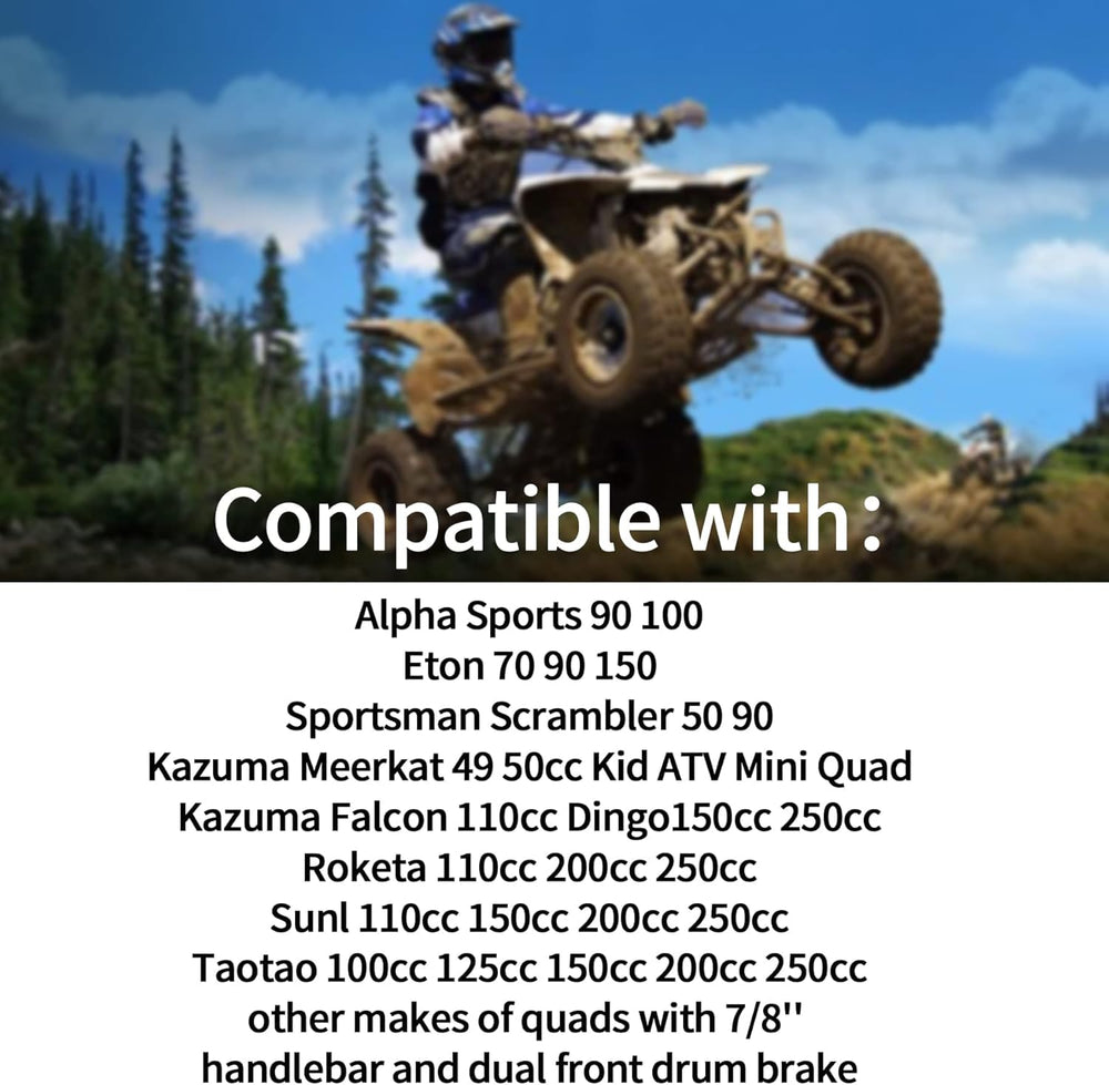 MWMNUN compatible with TaoTao, Kazuma, Roketa, SunL quad brands.