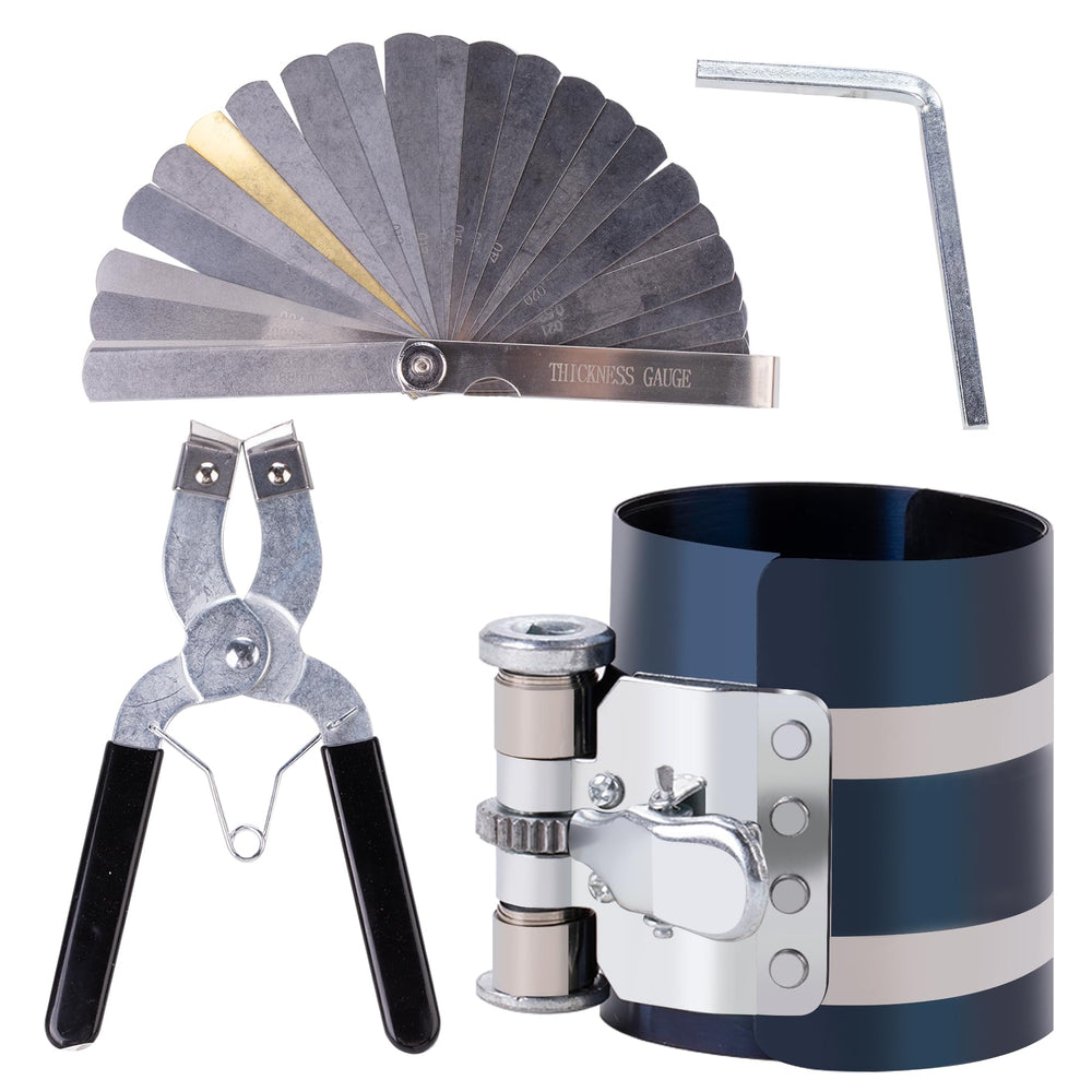 MWMNUN piston ring compressor tool for precise engine installation.