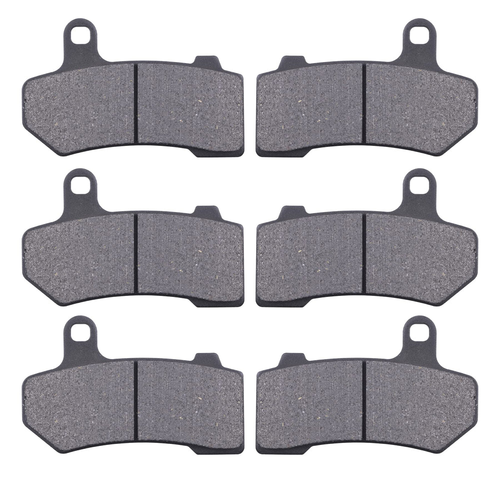 MWMNUN semi-metallic brake pads front close-up for reliable stopping on Harley Touring.