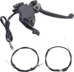 MWMNUN thumb throttle with dual brake lever for 50cc-90cc ATVs, precise control.