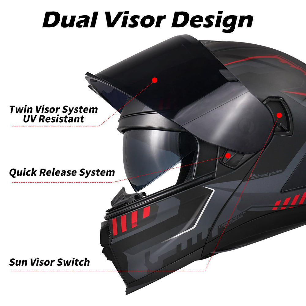 MXJ Gear JR-815 breathable EPS lining adds comfort during long rides.