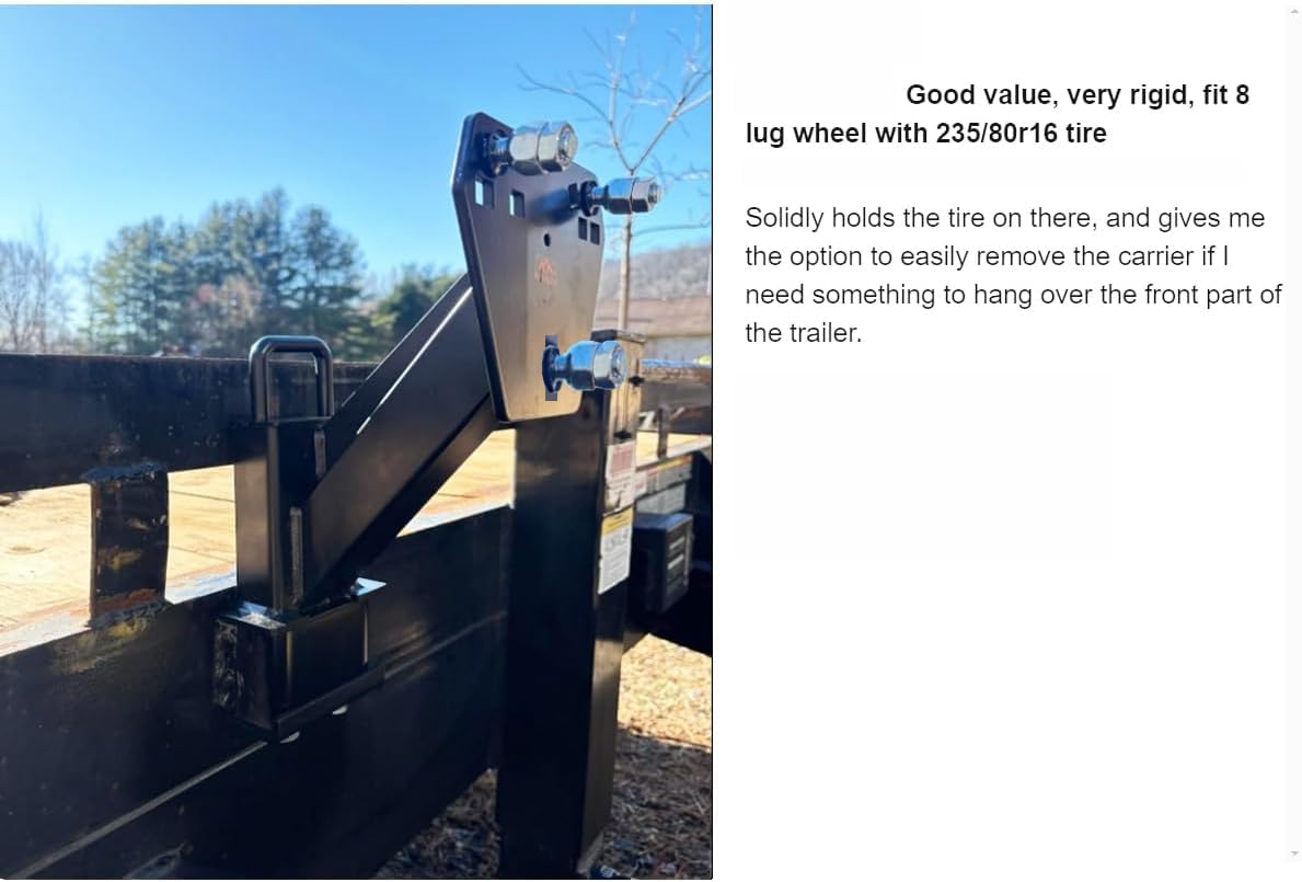MY RUSTIC double nut design locks the tire to reduce loosening.