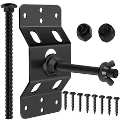 MY RUSTIC spare tire mount wall bracket keeps tires secure and organized.