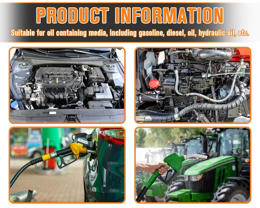 mycheng fuel line durable construction withstands harsh fuel blends and daily use.