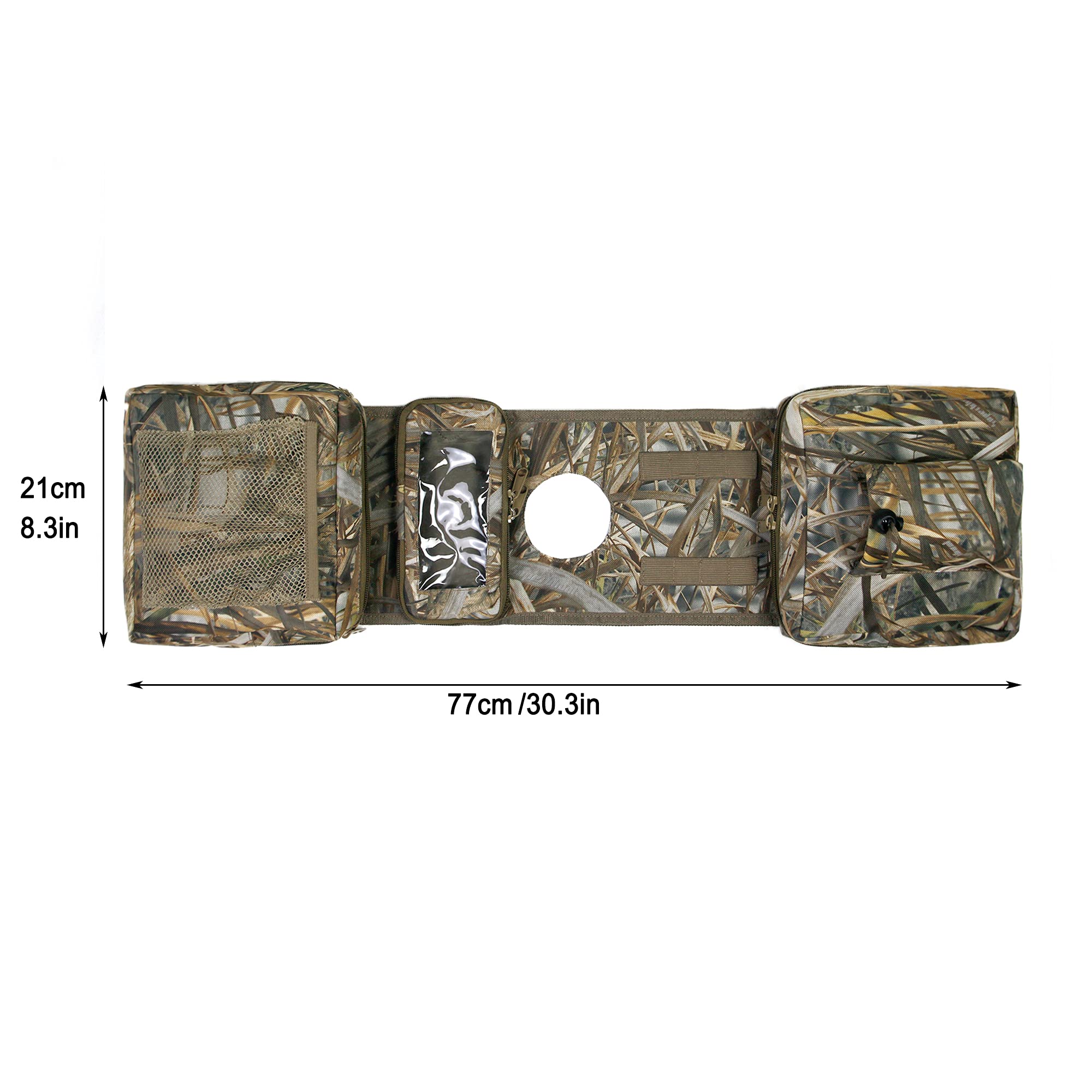 MYDAYS saddle bag fabric close-up highlighting durable 600D material.