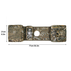 MYDAYS saddle bag fabric close-up highlighting durable 600D material.