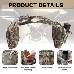 MYDAYS ATV saddle bag interior demonstrates ample capacity for essentials.