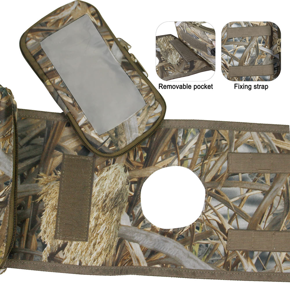 MYDAYS ATV bag touchscreen window enabling phone access on the ride.