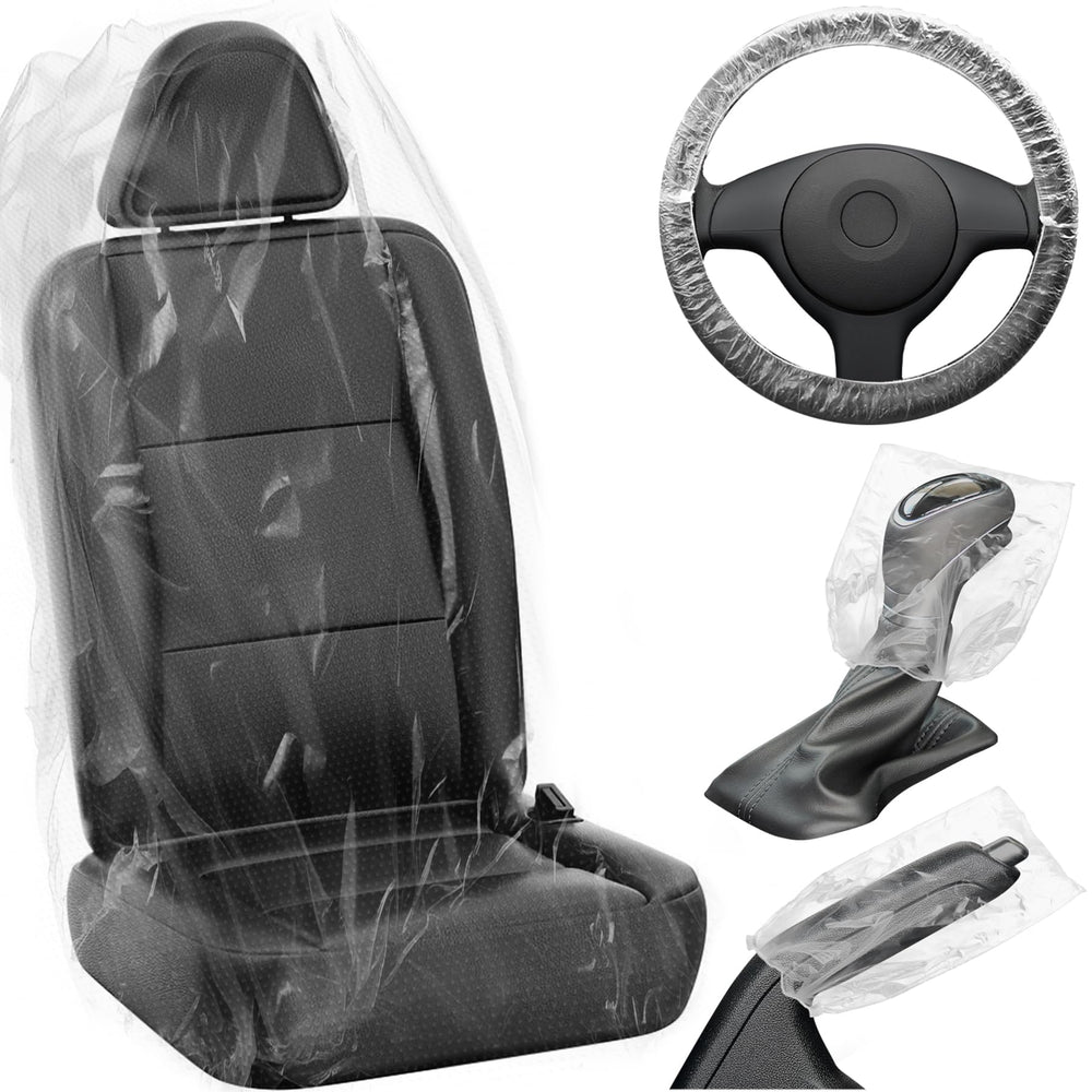 MYFAMIREA 250-piece kit box with disposable seat covers, ready for on-the-go protection.