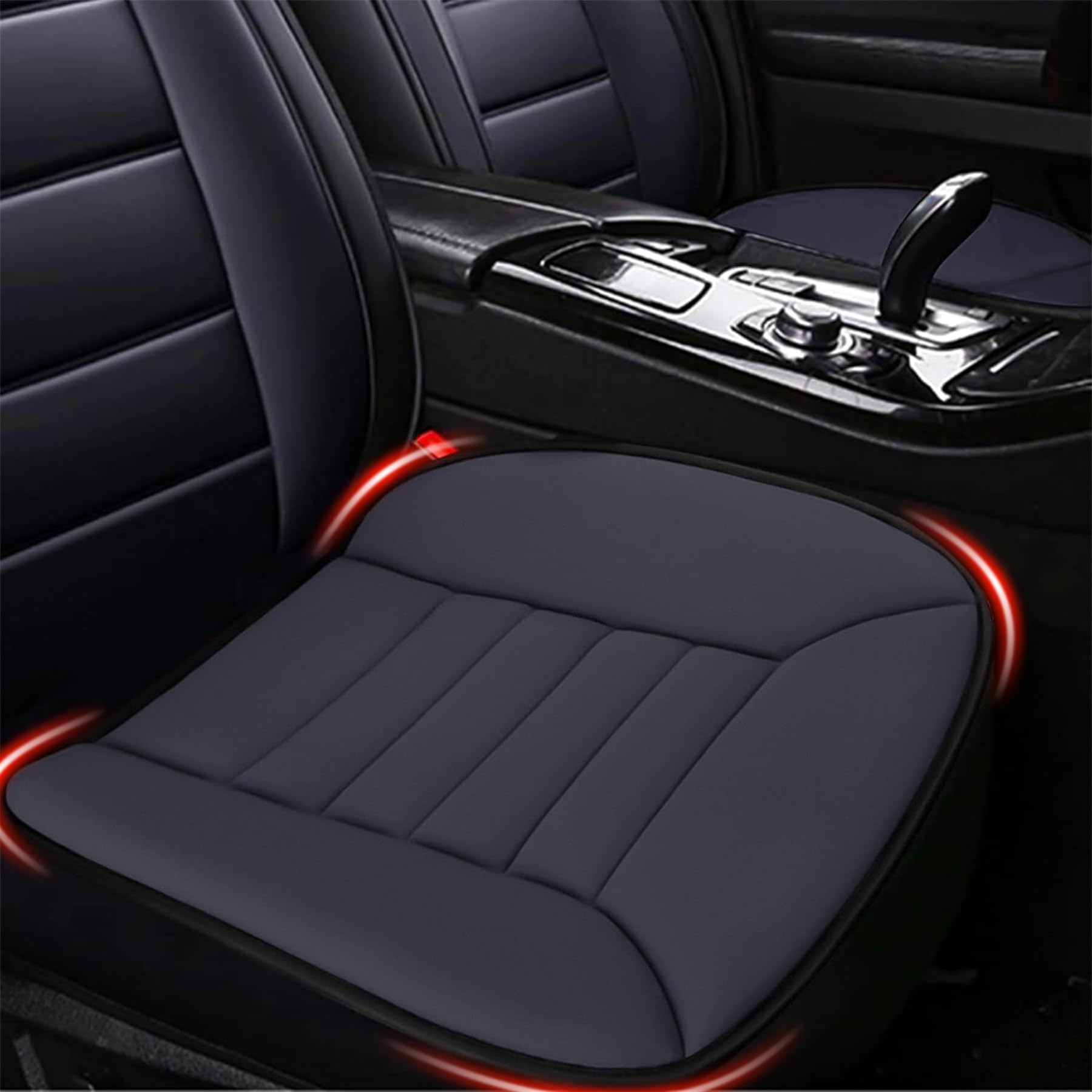 MYFAMIREA breathable car seat cushion for cooling comfort.