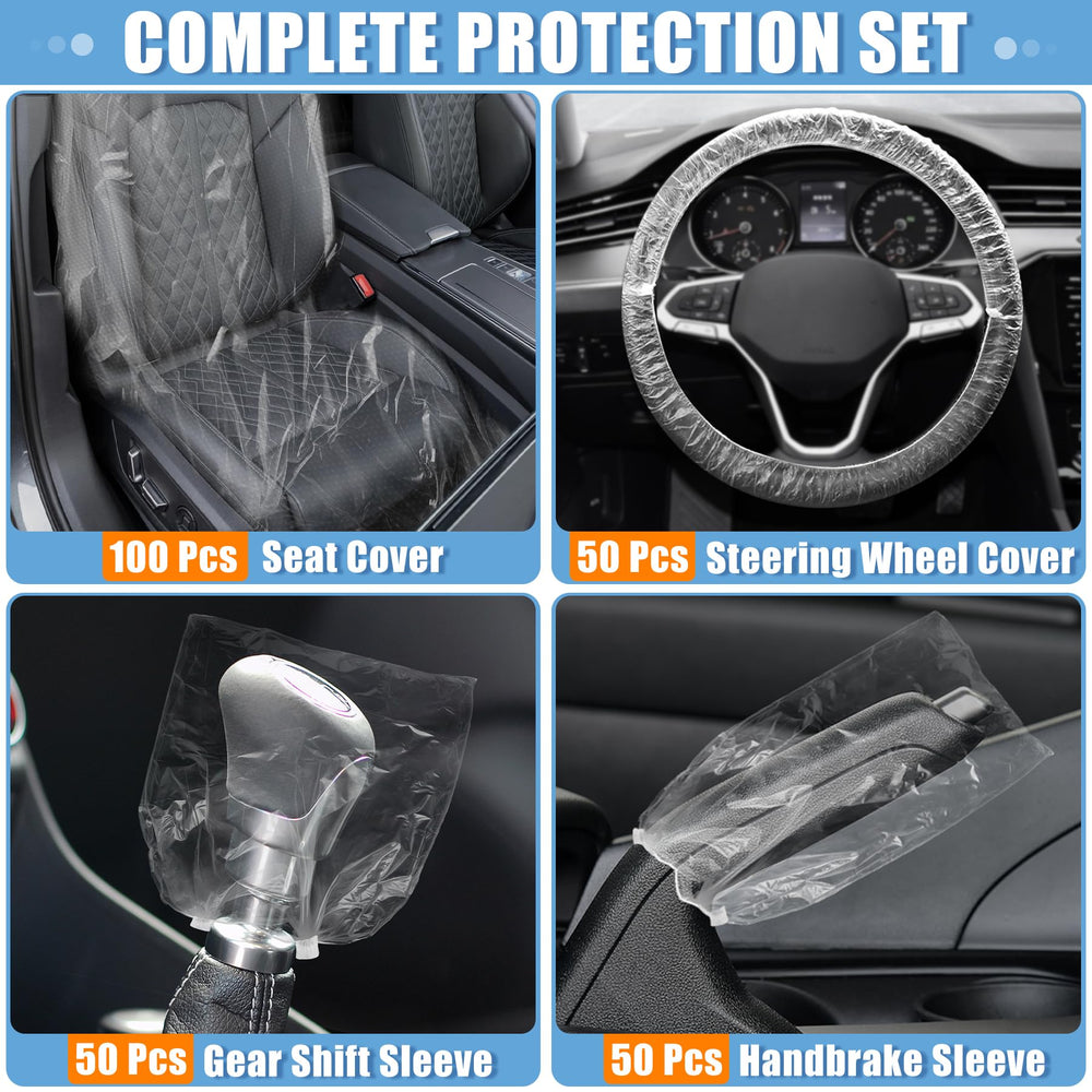 MYFAMIREA transparent seat covers preserve interior aesthetics while guarding against dirt.