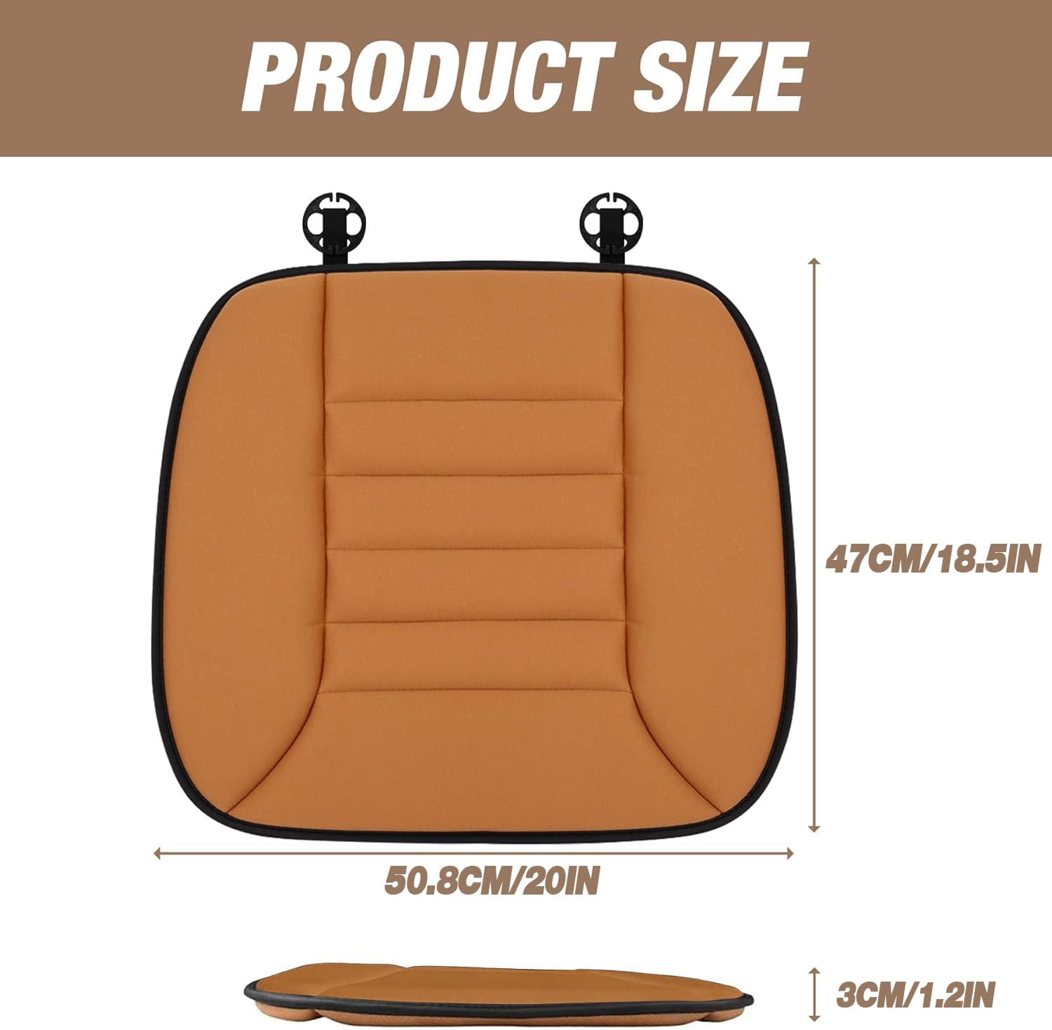 MYFAMIREA 20 x 18.5 inch dimensions suit wide seats with ample coverage.