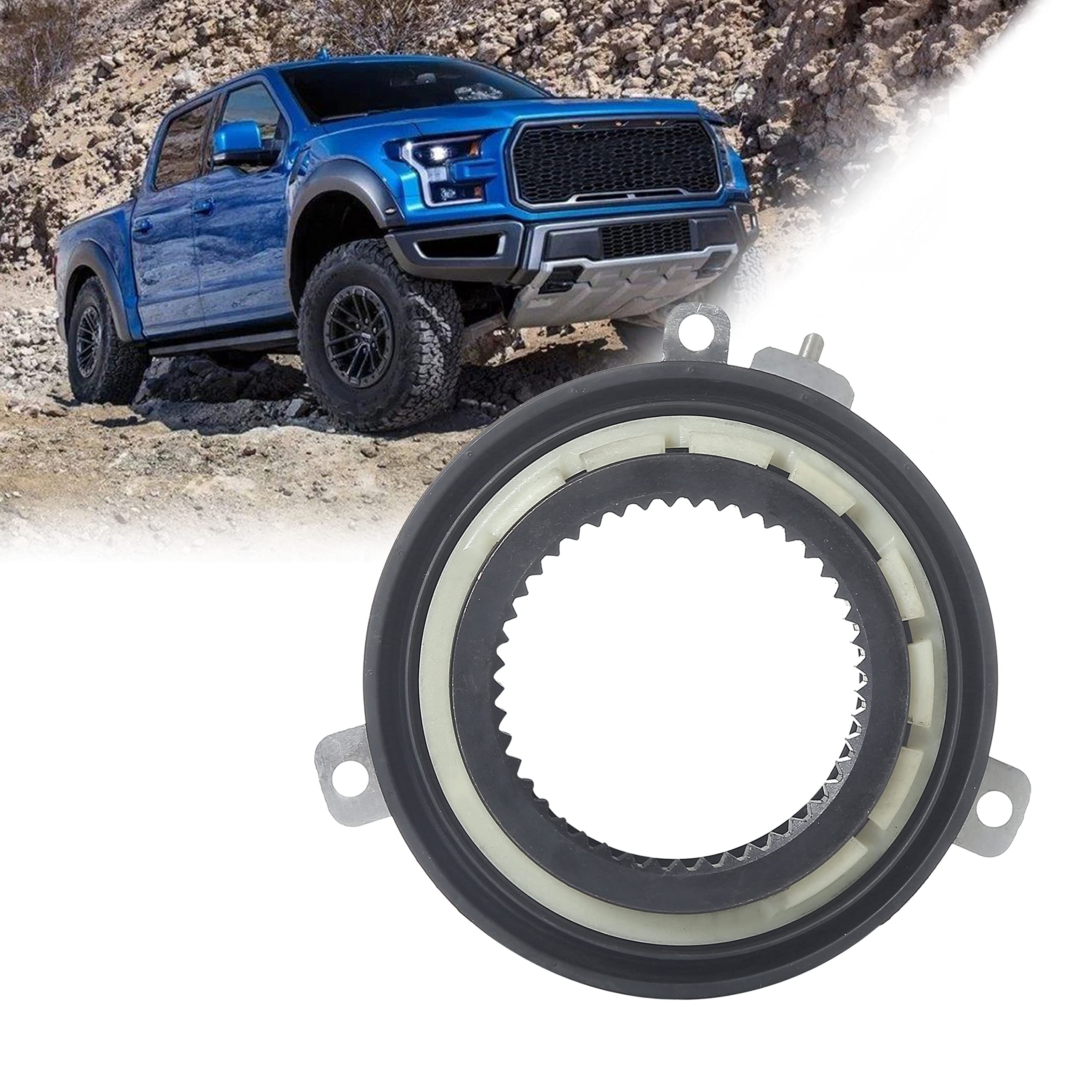 MYFANDOOR hub lock actuator compatibility chart highlights Ford F-150 and Expedition fit.