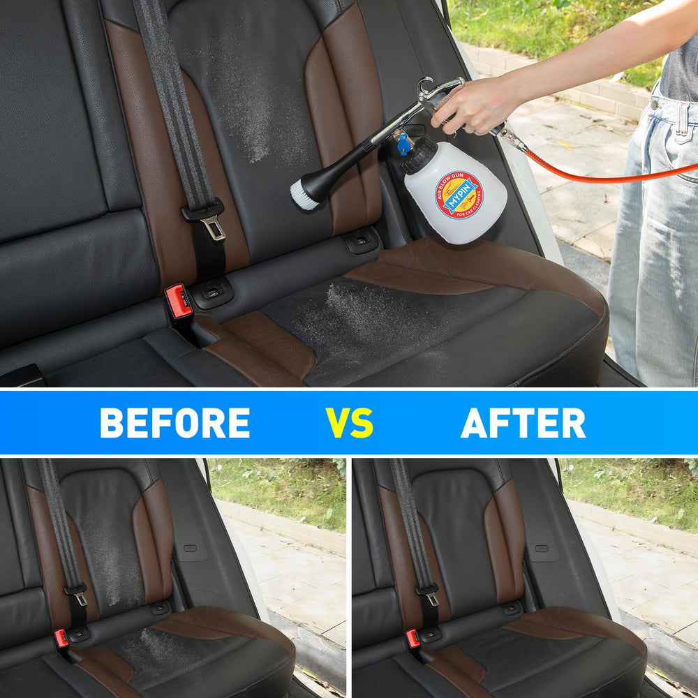 Hard-to-reach area cleaning with MYPIN rotating nozzle