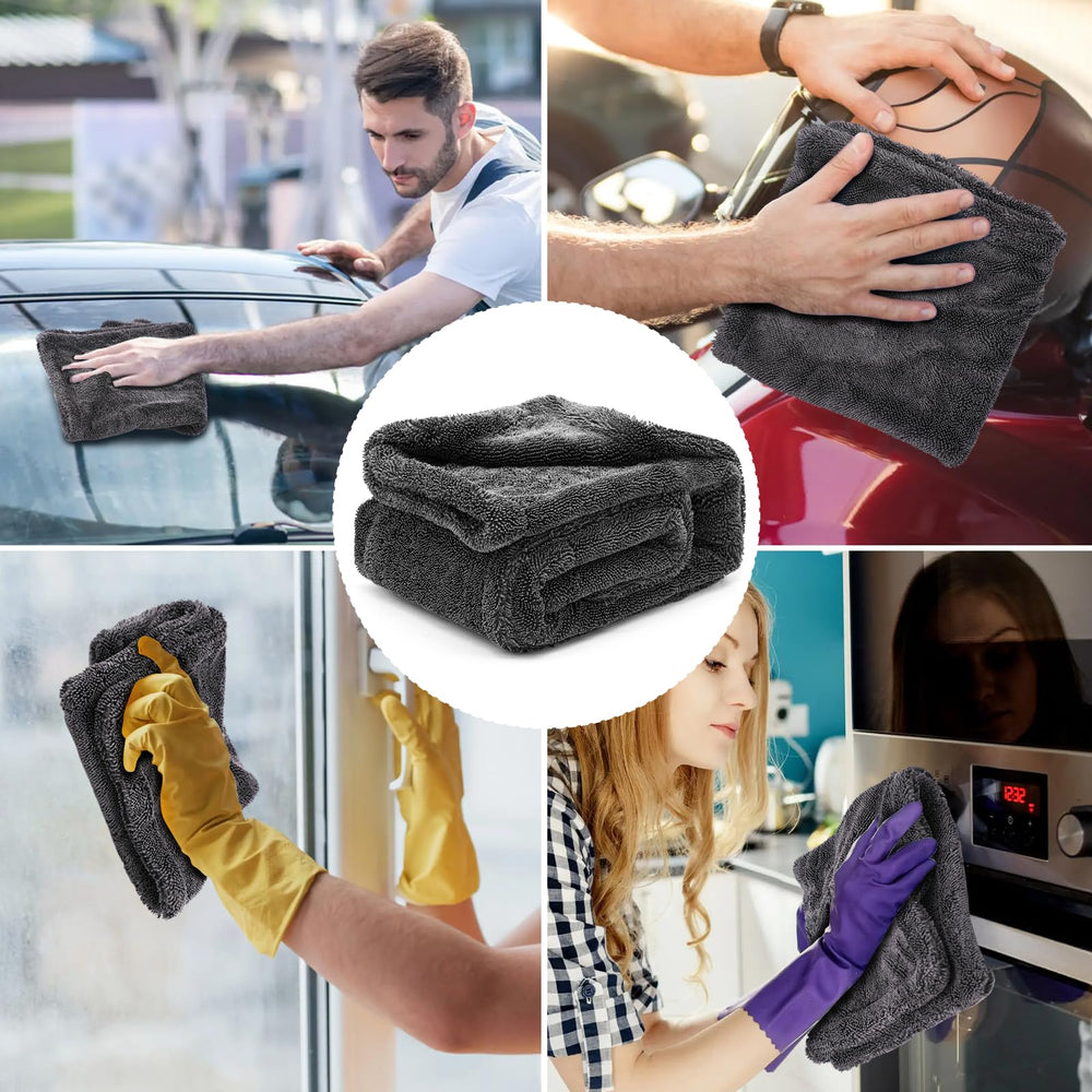 Mysticline multi-purpose cleaning towel adapts to cars and homes.