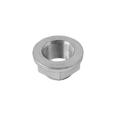 Mysttoo axle nut shaft front-left view showing solid steel construction
