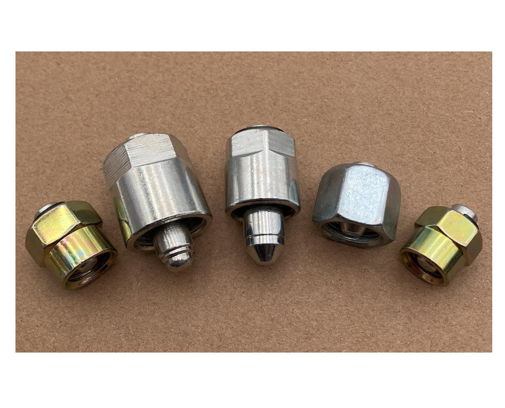 Mysttoo 12mm injector block-off cap for precise fuel rail testing and diagnostics.