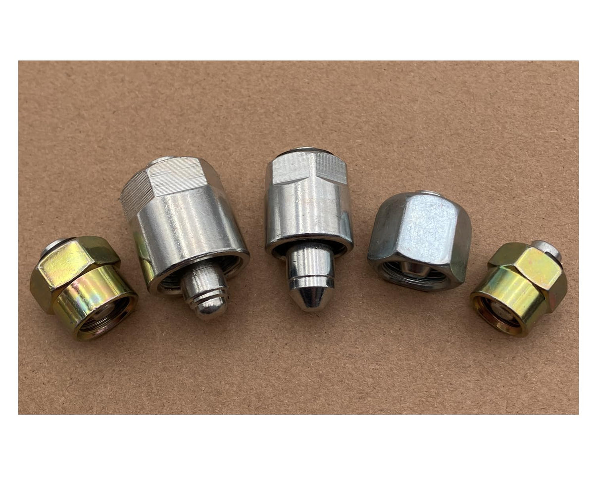 Mysttoo 12mm injector block-off cap for precise fuel rail testing and diagnostics.