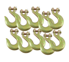 Mytee Products 10-pack half-inch clevis slip hook for heavy trailer tie-downs.