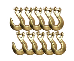 Mytee Products 3-8 inch clevis slip hook, 6600 lbs WLL for heavy-duty towing.